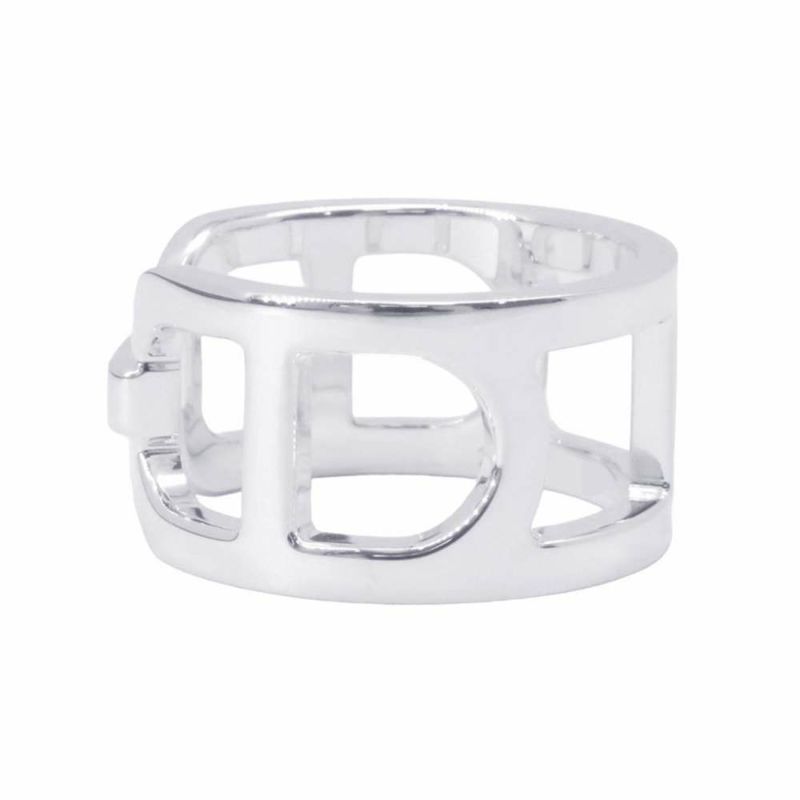 エルメス リング エヴァー シェーヌダンクルMM SV925シルバー リングサイズ52 HERMES ジュエリー 指輪