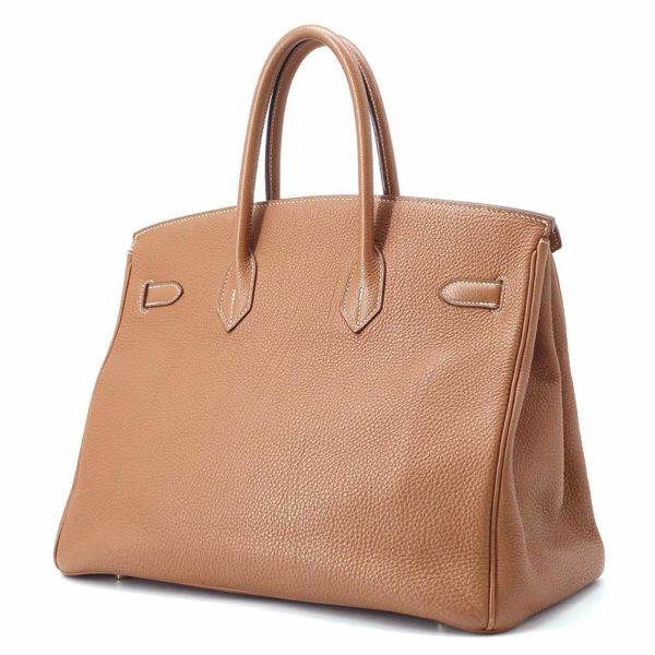 エルメス バーキン35 ゴールド/ゴールド金具 トゴ □J刻印 HERMES Birkin ハンドバッグ