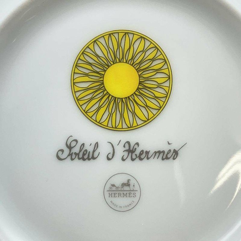 エルメス プレート ソレイユ ドゥ エルメス パンとバターのプレート HERMES 陶器