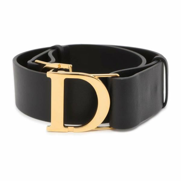 クリスチャン・ディオール ベルト 30 MONTAIGNE モンテーニュ サイズ75 Christian Dior 黒