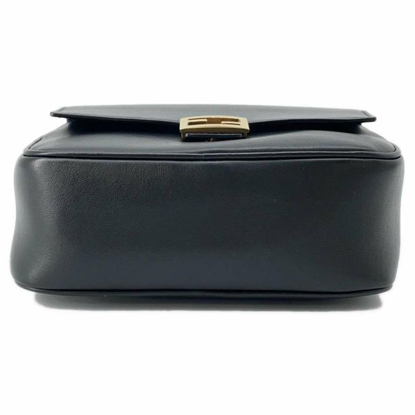 フェンディ ショルダーバッグ キャム FFロゴ レザー 8BS042 FENDI バッグ カメラバッグ 黒