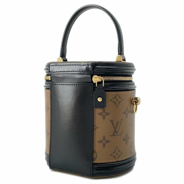 ルイヴィトン ハンドバッグ モノグラム・リバース カンヌ M43986 LOUIS VUITTON バニティバッグ バッグ 2wayショルダー 黒 ブラック