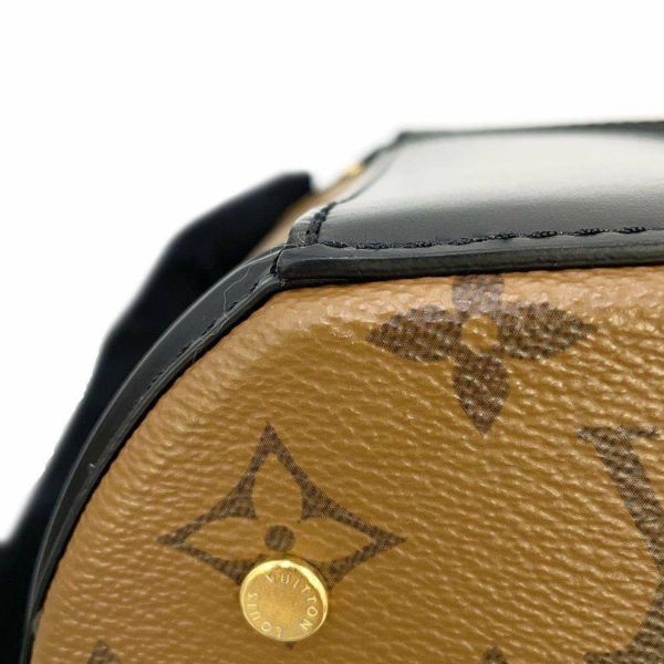 ルイヴィトン ハンドバッグ モノグラム・リバース カンヌ M43986 LOUIS VUITTON バニティバッグ バッグ 2wayショルダー 黒 ブラック