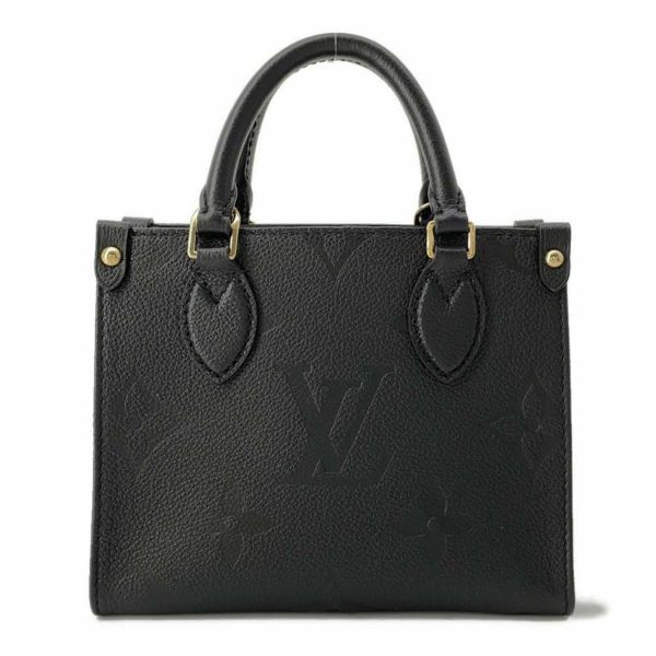 ルイヴィトン ハンドバッグ モノグラム・アンプラント オンザゴーBB M46993 LOUIS VUITTON 黒 ブラック ミニバッグ