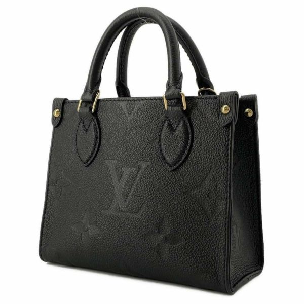 ルイヴィトン ハンドバッグ モノグラム・アンプラント オンザゴーBB M46993 LOUIS VUITTON 黒 ブラック ミニバッグ