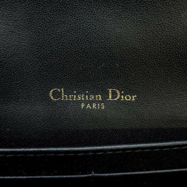 ディオール チェーンショルダーバッグ My Dior デイリーチェーンポーチ カナージュ ラムスキン S0937ONMJ 黒