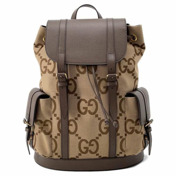 グッチ リュック ジャンボGG キャンバス レザー 678829 GUCCI メンズ リュックサック