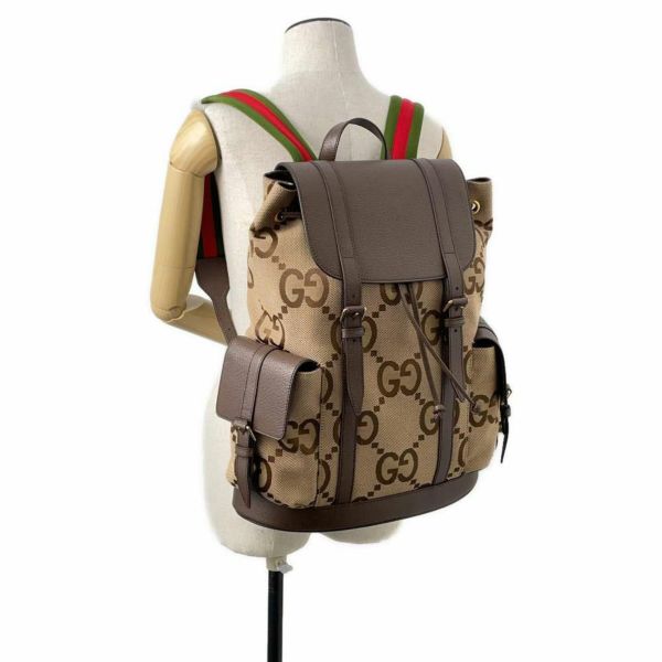 グッチ リュック ジャンボGG キャンバス レザー 678829 GUCCI メンズ リュックサック