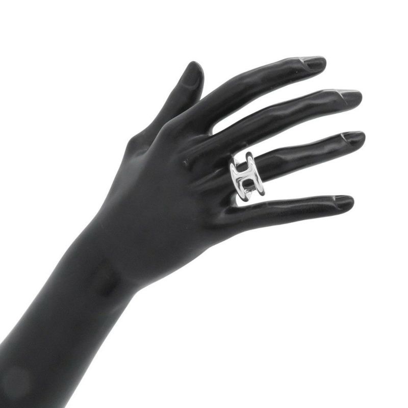 エルメス リング オスモズPM Osmose SV925シルバー リングサイズ53 HERMES ジュエリー 指輪