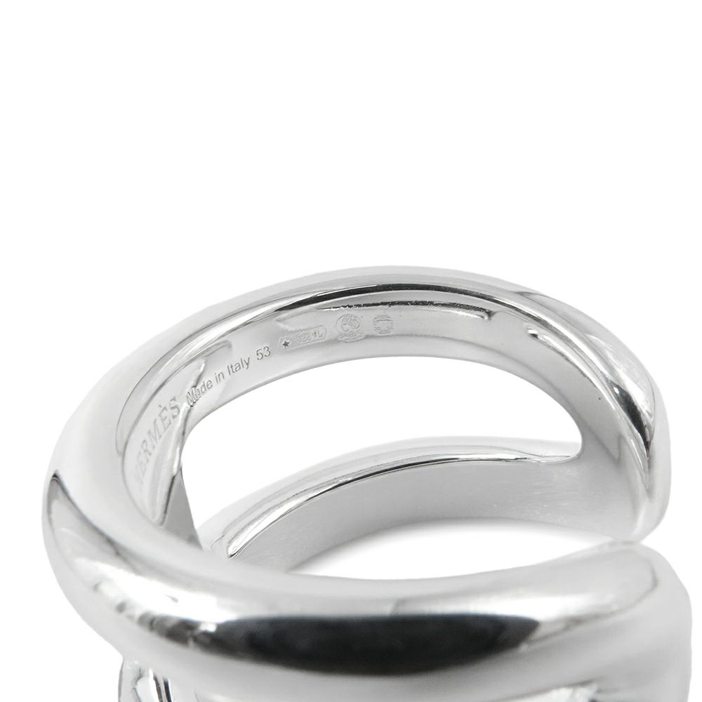 エルメス リング オスモズPM Osmose SV925シルバー リングサイズ53 HERMES ジュエリー 指輪