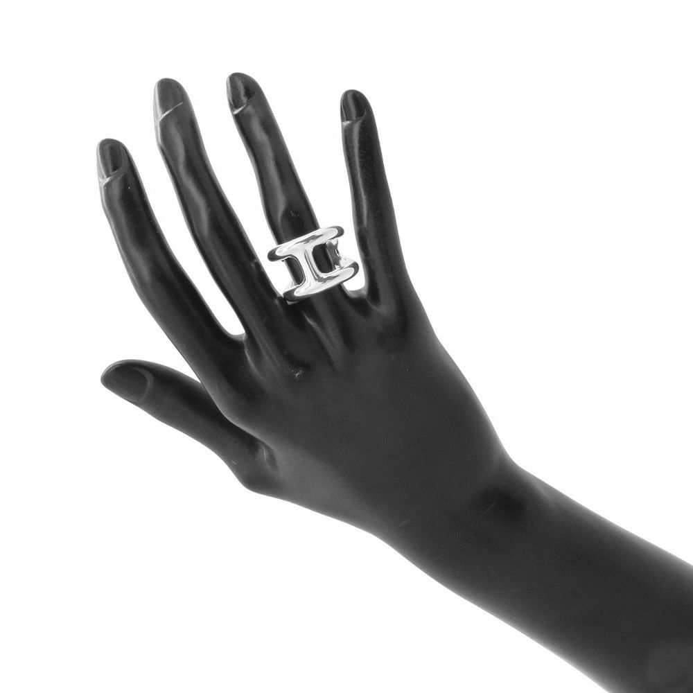 エルメス リング オスモズGM Osmose SV925シルバー リングサイズ53 HERMES ジュエリー 指輪