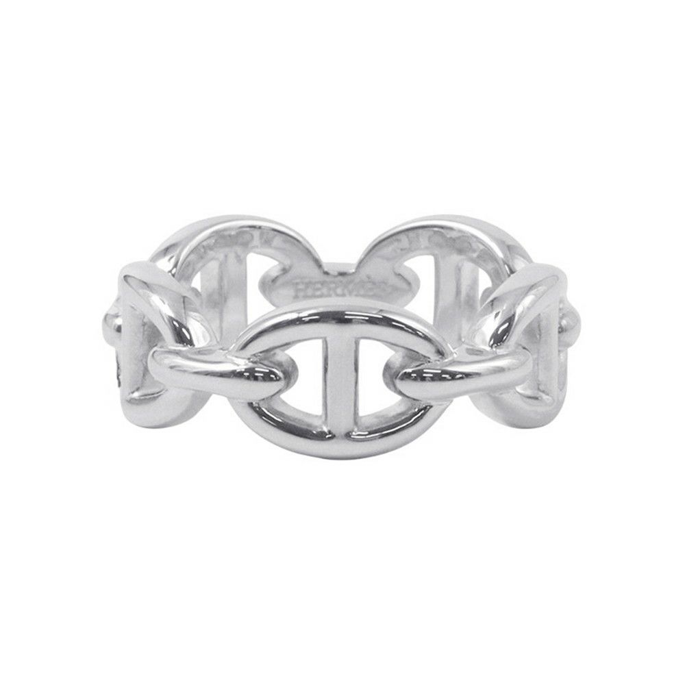 エルメス リング シェーヌダンクル アンシェネPM SV925シルバー リングサイズ52 HERMES ジュエリー