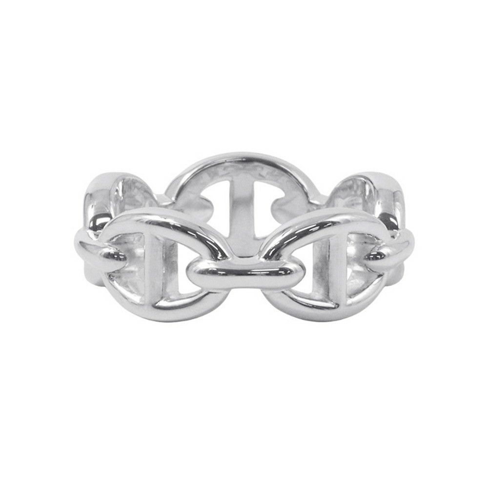 エルメス リング シェーヌダンクル アンシェネPM SV925シルバー リングサイズ52 HERMES ジュエリー