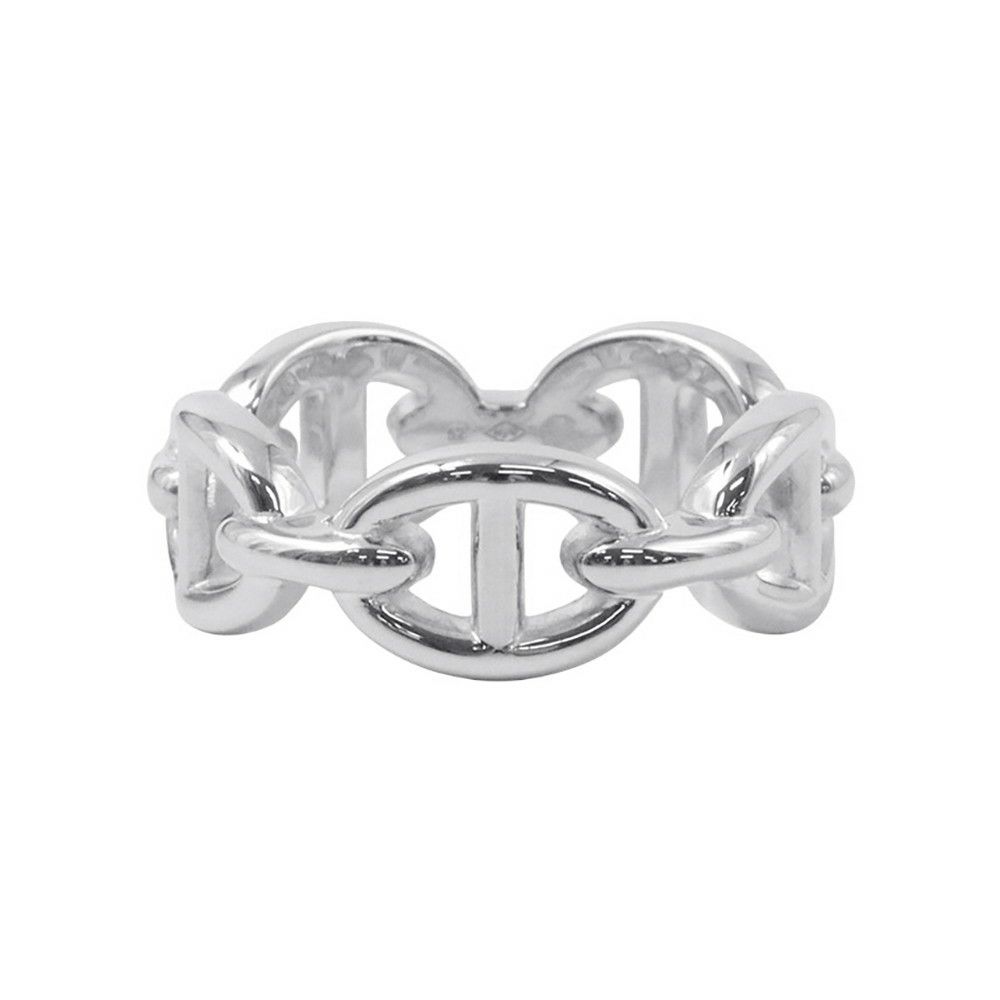 エルメス リング シェーヌダンクル アンシェネPM SV925シルバー リングサイズ52 HERMES ジュエリー