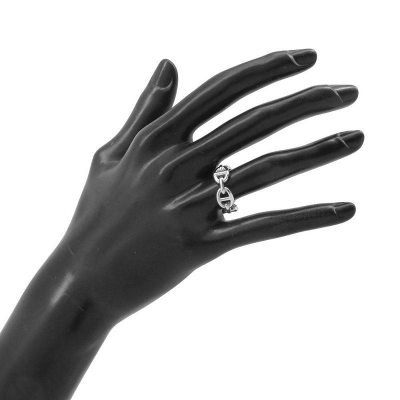 エルメス リング シェーヌダンクル アンシェネPM SV925シルバー リングサイズ52 HERMES ジュエリー