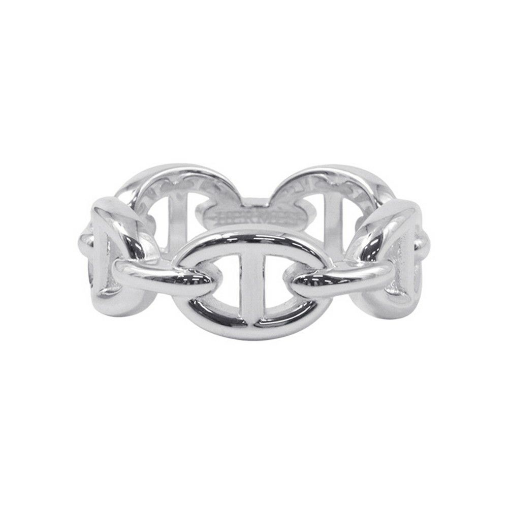 エルメス リング シェーヌダンクル アンシェネPM SV925シルバー リングサイズ51 HERMES ジュエリー