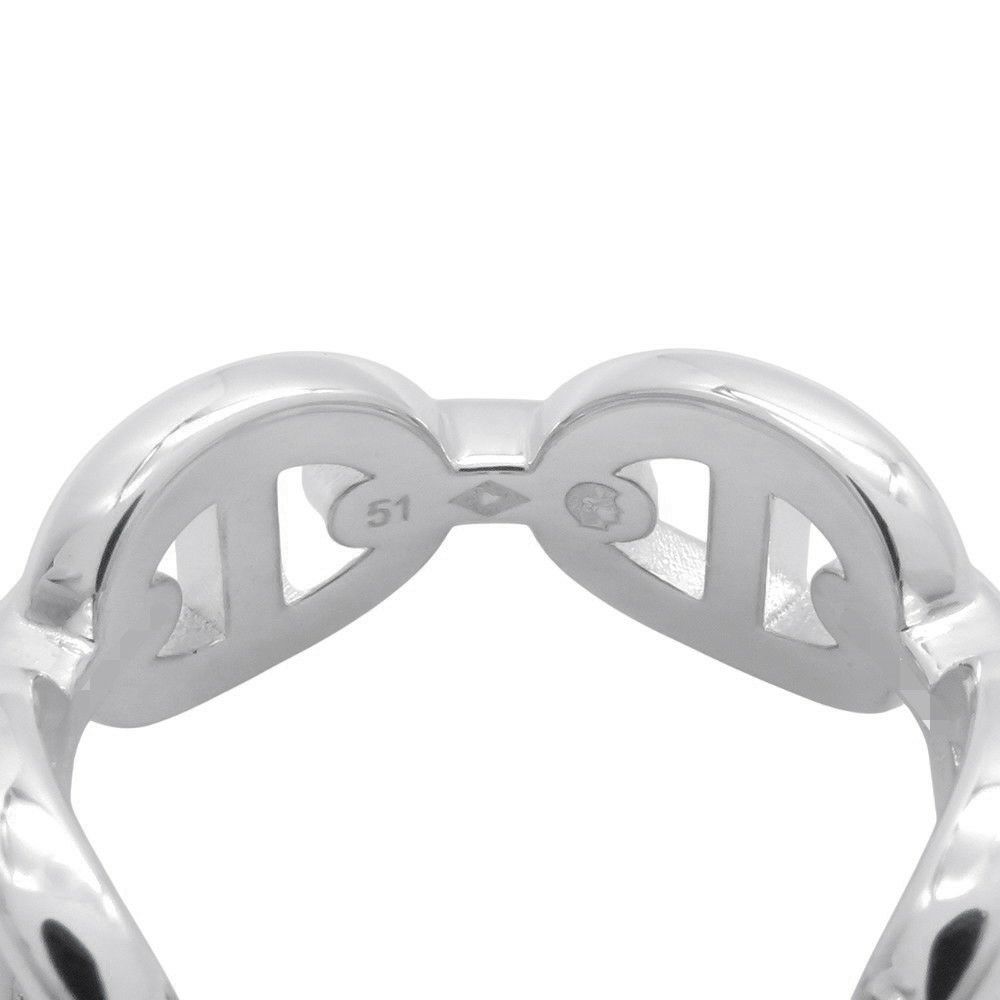 エルメス リング シェーヌダンクル アンシェネPM SV925シルバー リングサイズ51 HERMES ジュエリー