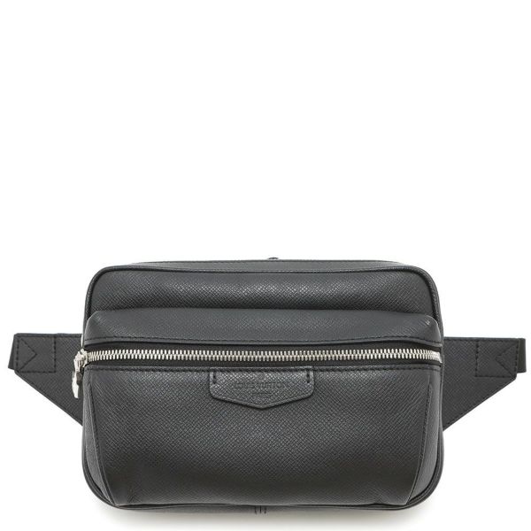 ルイヴィトン ボディバッグ タイガ バムバッグ・アウトドア M33438 LOUIS VUITTON ブラック 黒