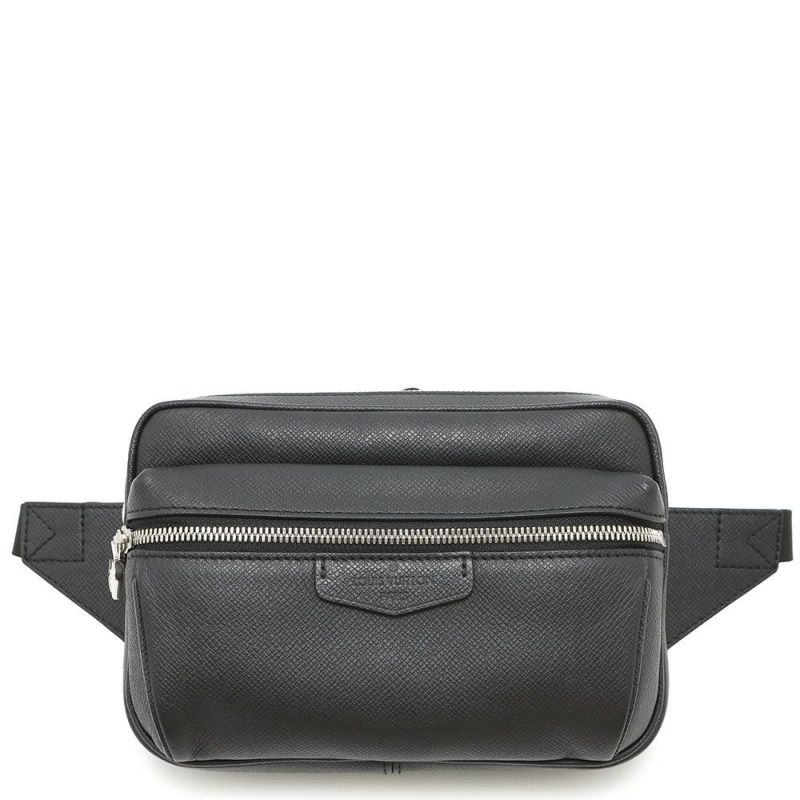 ルイヴィトン ボディバッグ タイガ バムバッグ・アウトドア M33438 LOUIS VUITTON ブラック 黒