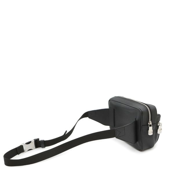 ルイヴィトン ボディバッグ タイガ バムバッグ・アウトドア M33438 LOUIS VUITTON ブラック 黒