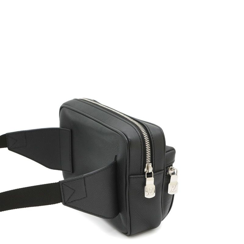 ルイヴィトン ボディバッグ タイガ バムバッグ・アウトドア M33438 LOUIS VUITTON ブラック 黒