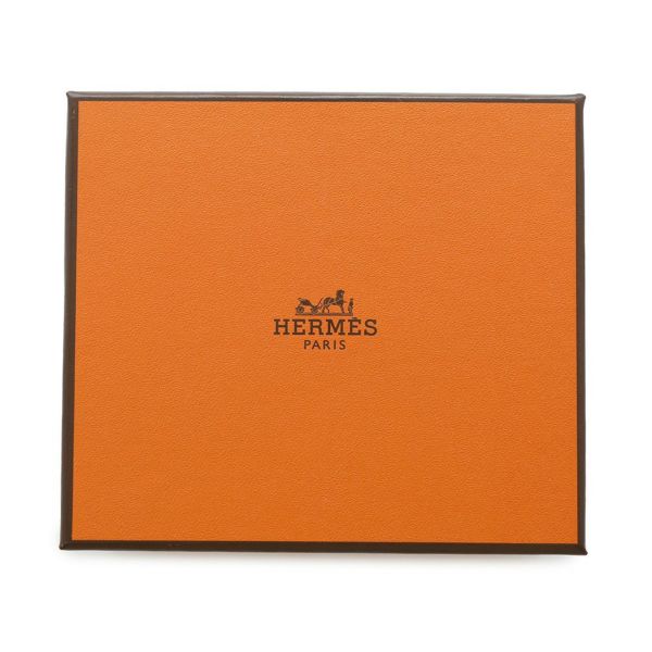 エルメス カードケース ベアン ミニ 小銭入れ付き グリスペール/ゴールド金具 エプソン B刻印 HERMES 名刺入れ コインケース