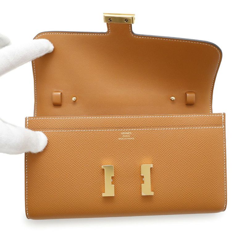 エルメス 長財布 コンスタンス トゥーゴー ロング トフィー/ゴールド金具 エプソン K刻印 財布