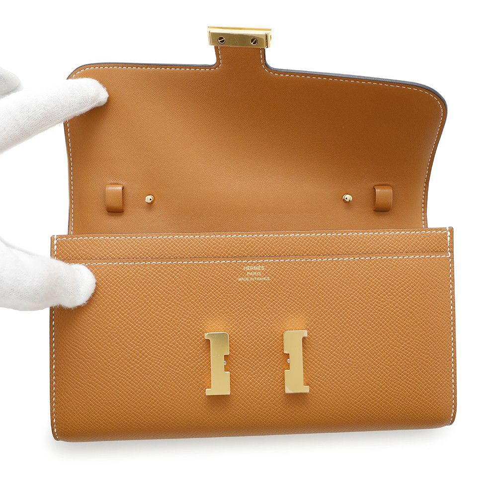 エルメス 長財布 コンスタンス トゥーゴー ロング トフィー/ゴールド金具 エプソン K刻印 財布