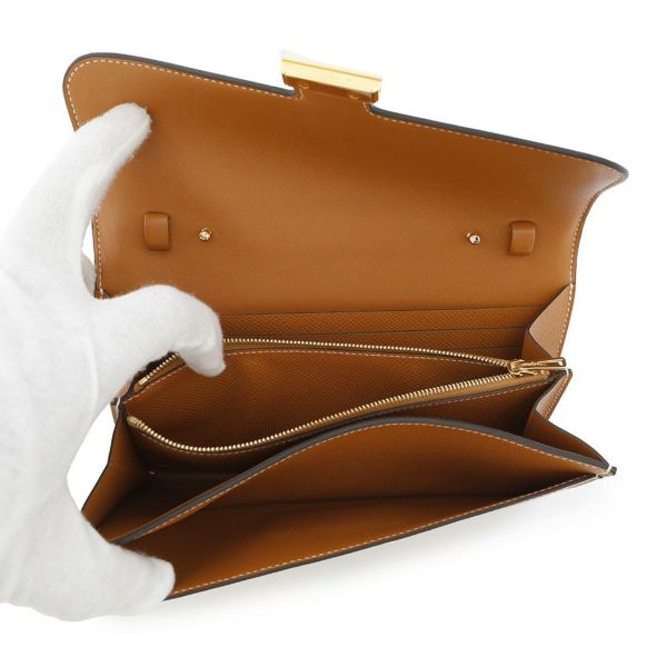 エルメス 長財布 コンスタンス トゥーゴー ロング トフィー/ゴールド金具 エプソン K刻印 財布