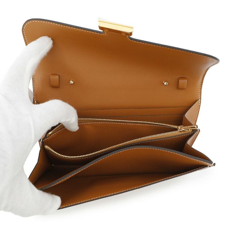 エルメス 長財布 コンスタンス トゥーゴー ロング トフィー/ゴールド金具 エプソン K刻印 財布