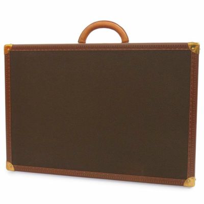 ルイヴィトン トランク アルーゼン60 LOUIS VUITTON ヴィトン バッグ 旅行用バッグ ハードトランクケース ブラウン 安心保証