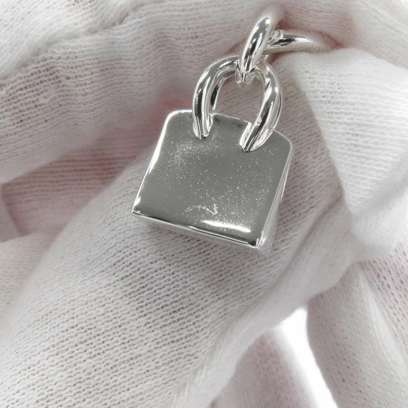 エルメス ネックレス アミュレット バーキン SV925シルバー HERMES ジュエリー ペンダント