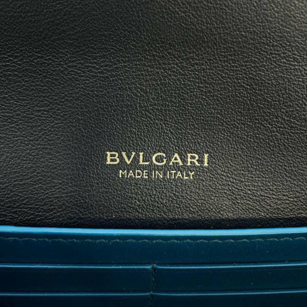 ブルガリ 長財布 ロゴ インフィニートゥム レザー 291750 BVLGARI 財布 黒