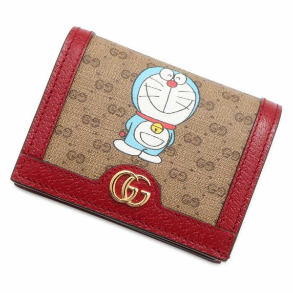 グッチ 財布 ミニウォレット カードケース 647788 GUCCI コンパクトウォレット ドラえもん コラボ