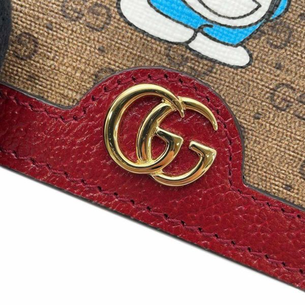 グッチ 財布 ミニウォレット カードケース 647788 GUCCI コンパクトウォレット ドラえもん コラボ