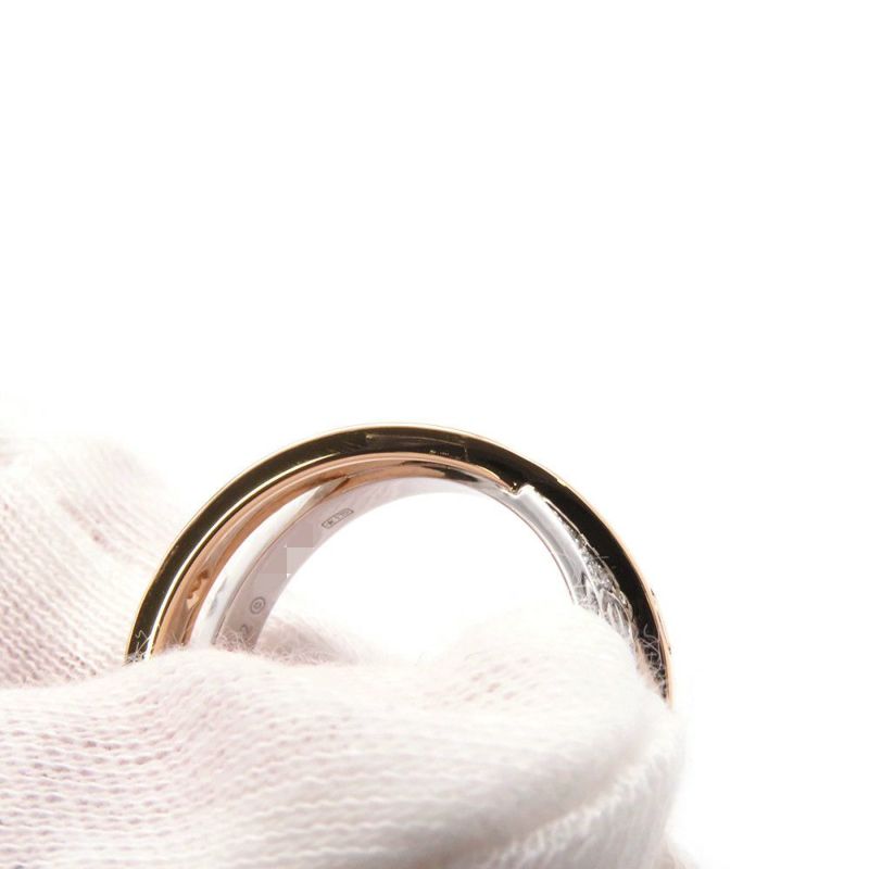 カルティエ リング ビーラブ リング LOVE ダイヤモンド 52P 計0.19ct K18PG/K18WG リングサイズ52 B4094650 Cartier 指輪