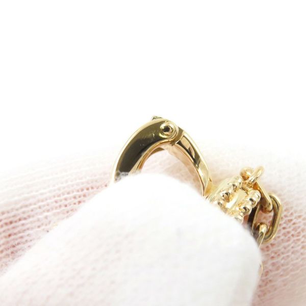 ヴァンクリ ピアス マジック アルハンブラ イヤリング 2モチーフ カーネリアン タイガーズアイ K18YG VCARN5JR00