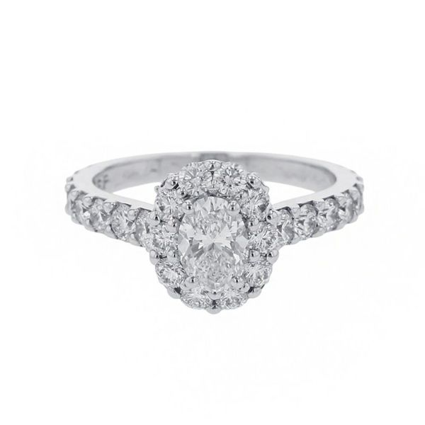 グラフ リング アイコン オーバルカット リング ダイヤモンド 0.51ct K18WG リングサイズ約9号 RGR619 GRAFF 指輪