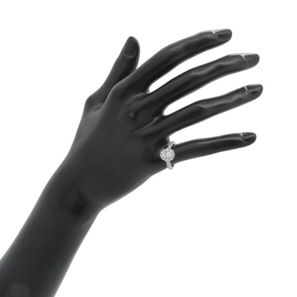 グラフ リング アイコン オーバルカット リング ダイヤモンド 0.51ct K18WG リングサイズ約9号 RGR619 GRAFF 指輪