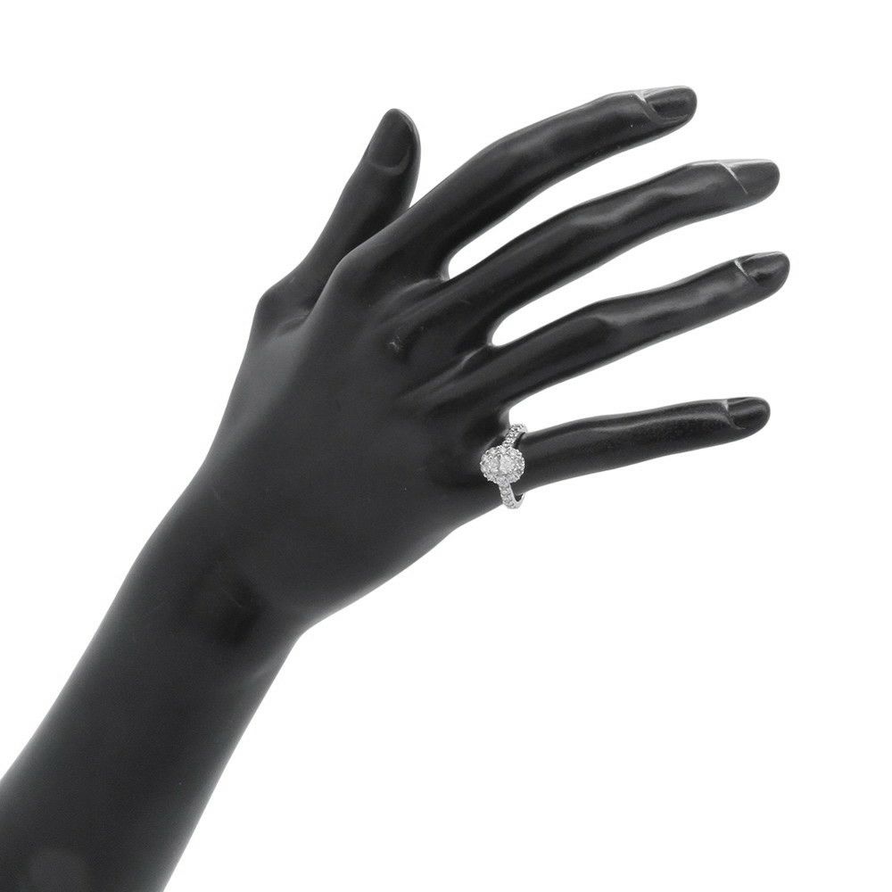 グラフ リング アイコン オーバルカット リング ダイヤモンド 0.51ct K18WG リングサイズ約9号 RGR619 GRAFF 指輪