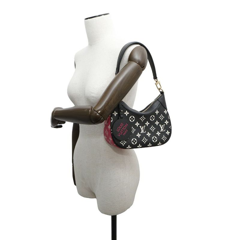 ルイヴィトン ショルダーバッグ モノグラム・アンプラント バガテル NM M46091 LOUIS VUITTON ブラック 黒 白
