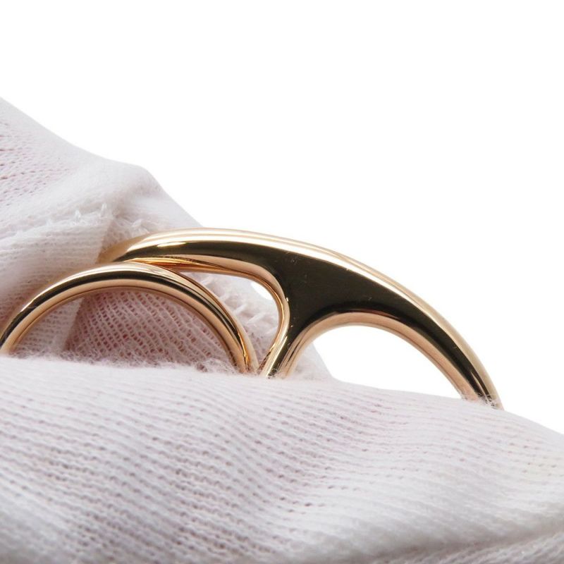 エルメス リング シェーヌダンクル パンク ダブル Chaine d'Ancre K18PGピンクゴールド リングサイズ54 HERMES 指輪