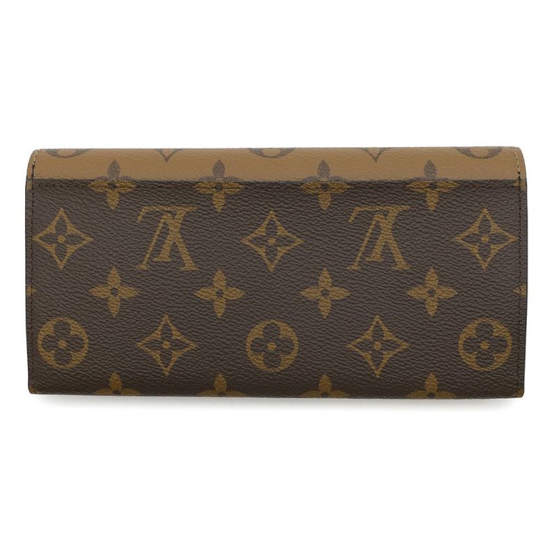 ルイヴィトン 長財布 モノグラム・リバース ポルトフォイユ・エミリー M82157 LOUIS VUITTON ブラック 黒