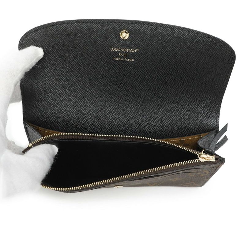 ルイヴィトン 長財布 モノグラム・リバース ポルトフォイユ・エミリー M82157 LOUIS VUITTON ブラック 黒
