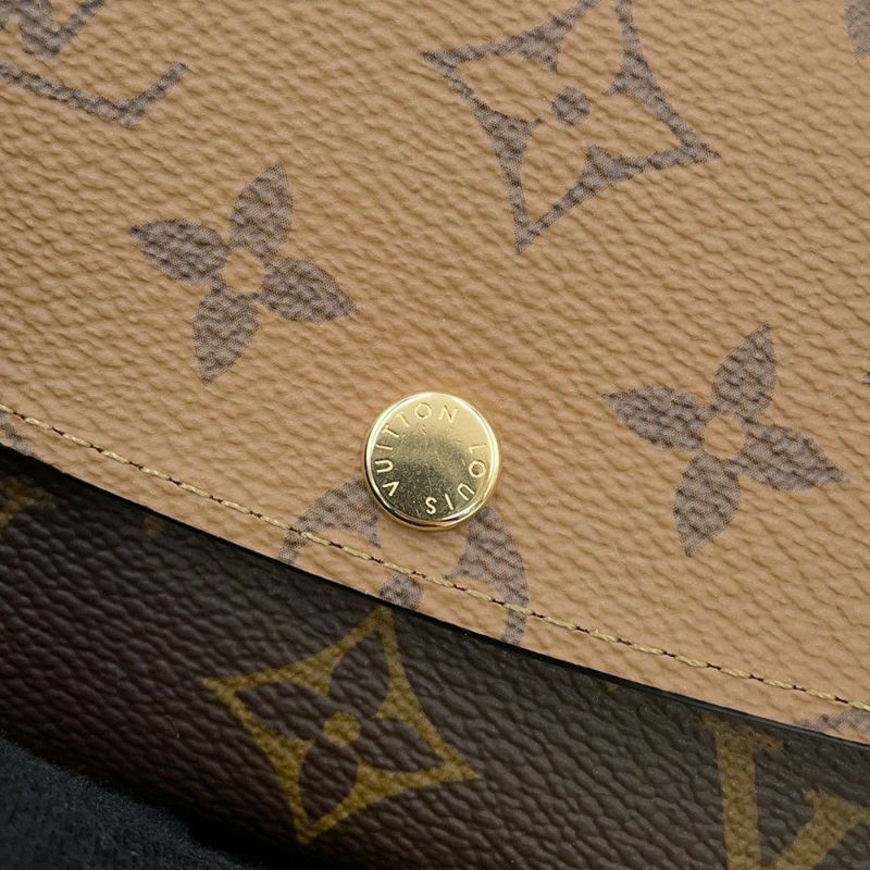 ルイヴィトン 長財布 モノグラム・リバース ポルトフォイユ・エミリー M82157 LOUIS VUITTON ブラック 黒