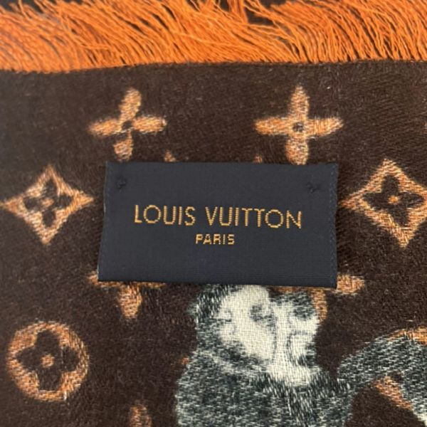 ルイ ヴィトン LOUIS VUITTON キャットグラム ショール ストール ルイヴィトン エトール・キャットグラム ストール ショール 犬猫