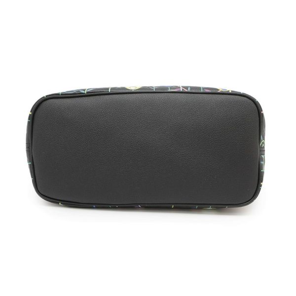 ルイヴィトン トートバッグ モノグラム・アンプラント LV×TM ネヴァーフルMM M13675 黒 ブラック 村上隆 コラボ