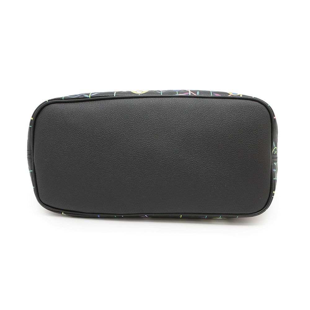 ルイヴィトン トートバッグ モノグラム・アンプラント LV×TM ネヴァーフルMM M13675 黒 ブラック 村上隆 コラボ