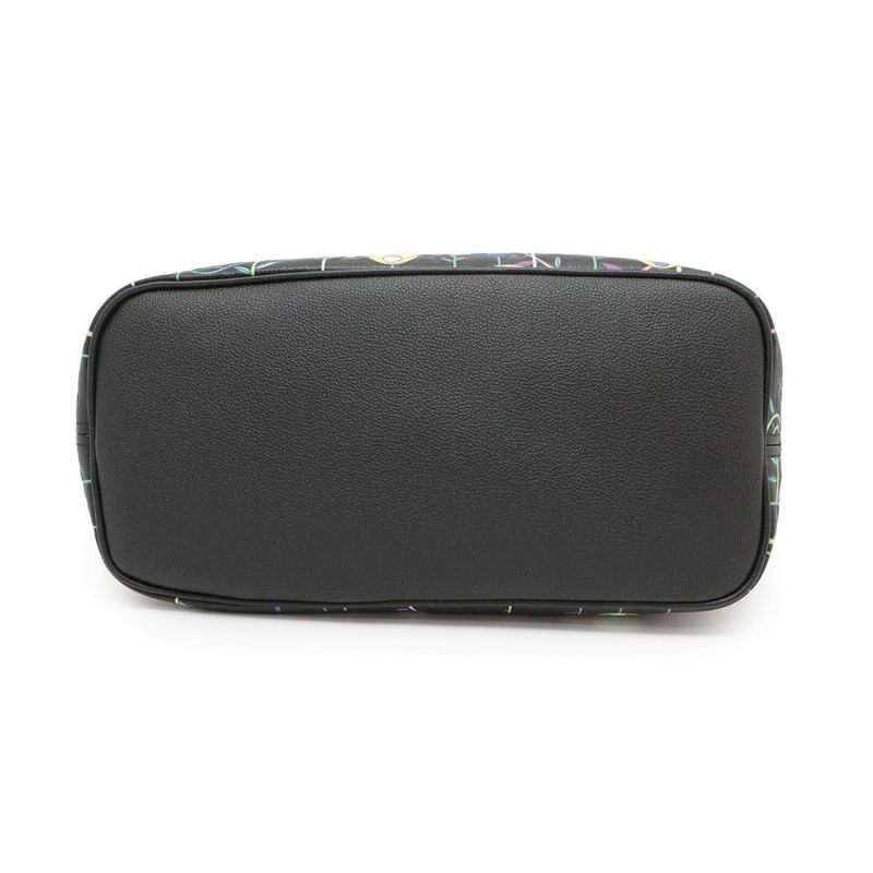 ルイヴィトン トートバッグ モノグラム・アンプラント LV×TM ネヴァーフルMM M13675 黒 ブラック 村上隆 コラボ