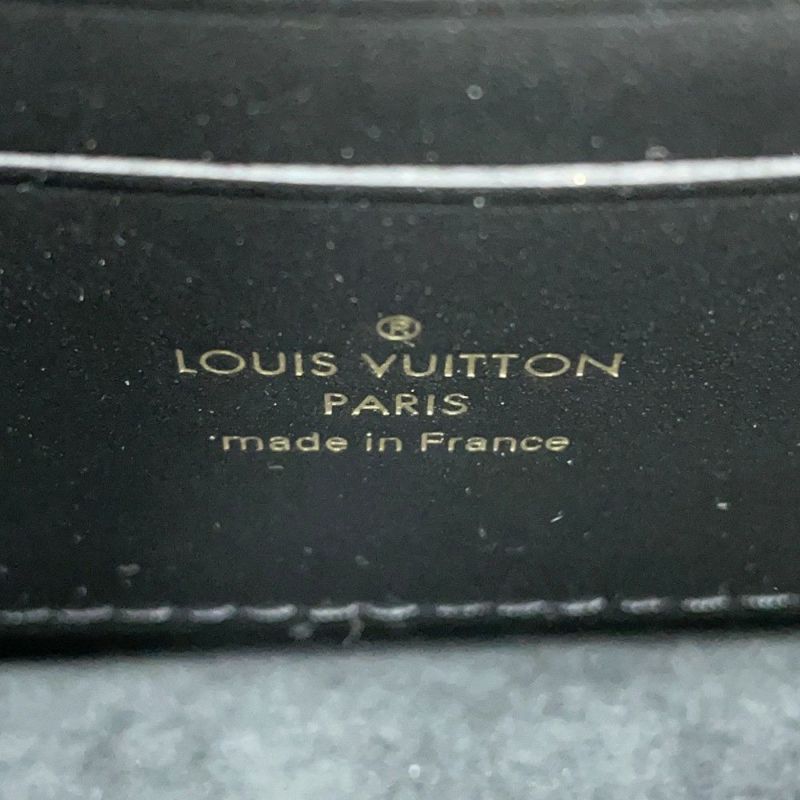 ルイヴィトン チェーンウォレット モノグラム・リバース ポルトフォイユ・ドーフィーヌ M68746 財布 黒 ブラック